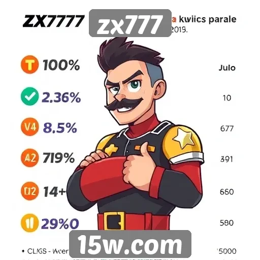 Estatísticas de usuários ativos no zx777