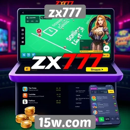 Interface do usuário do zx777 em foco